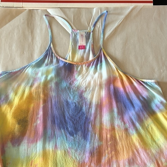 EUC tie dye tank top swing cut by No Boundaries size Youth XL layering piece - Picture 9 of 9